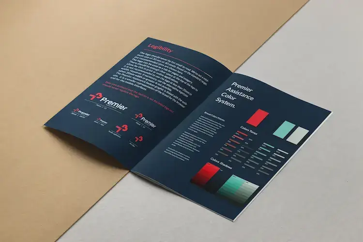 Brand manual, colour pages
