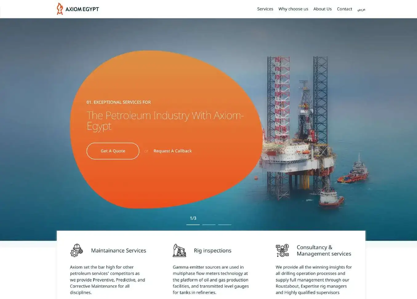 Website, home