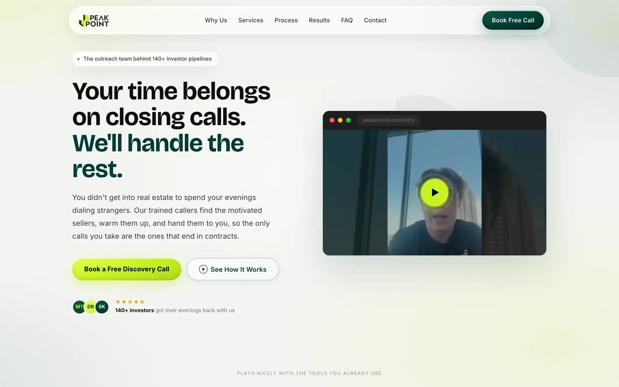 Website, home