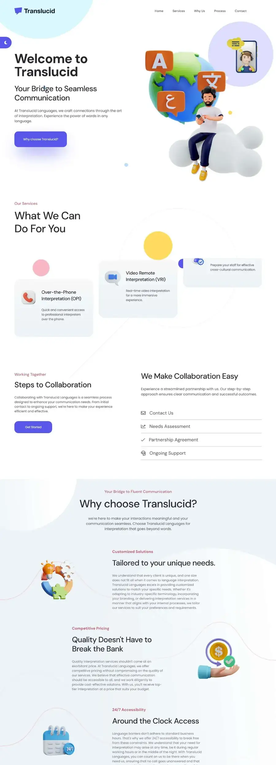 Full homepage