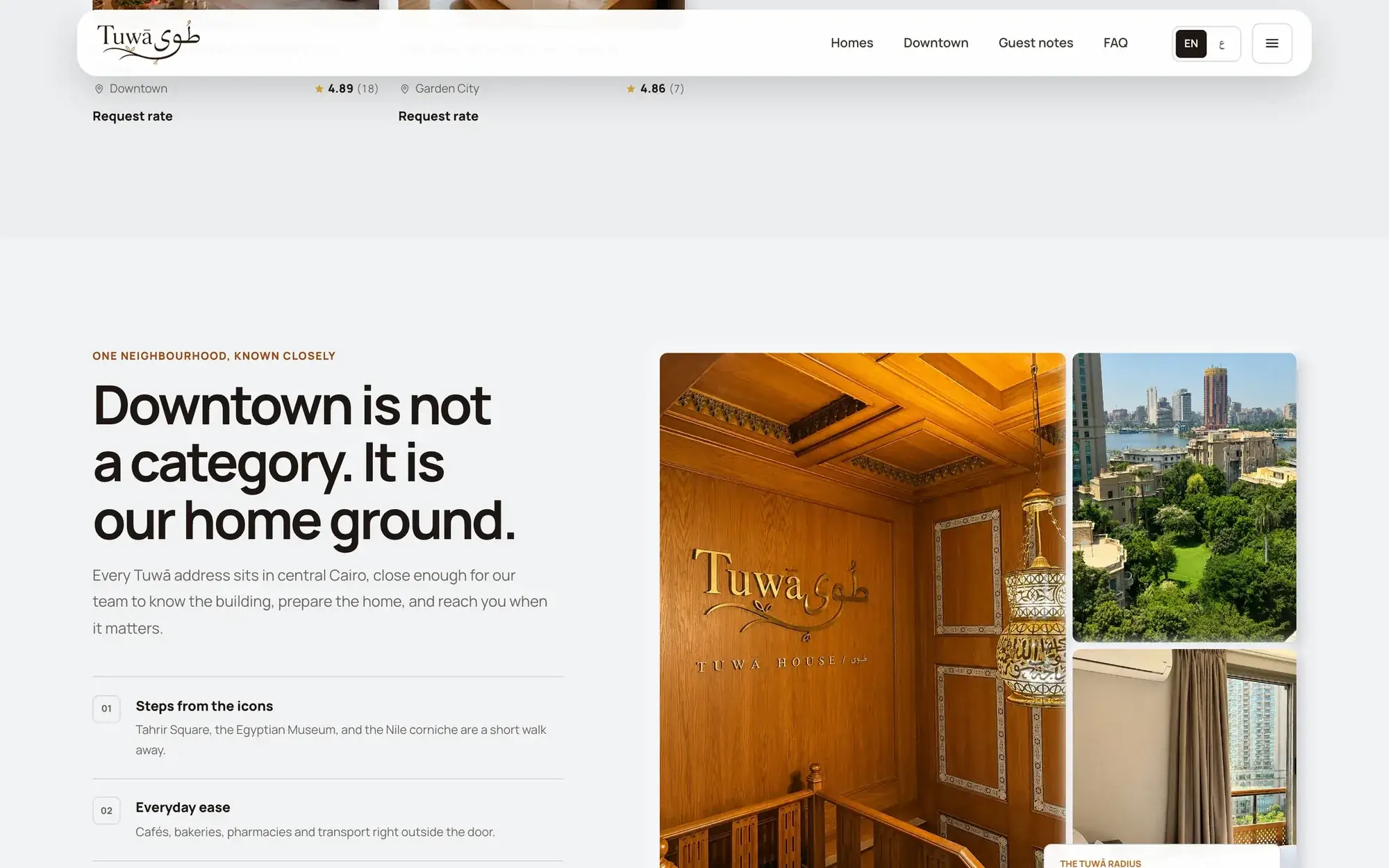 Downtown is our home ground